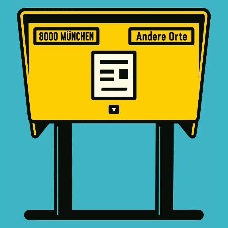 Munich Yellow Mailbox
