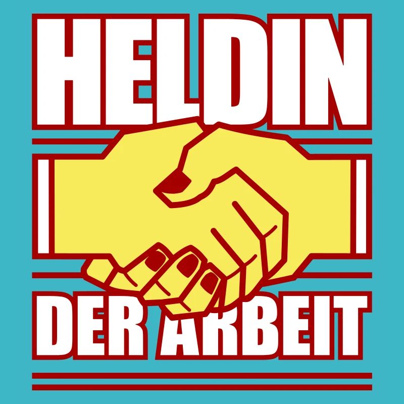 Heldin der Arbeit (Farben änderbar)