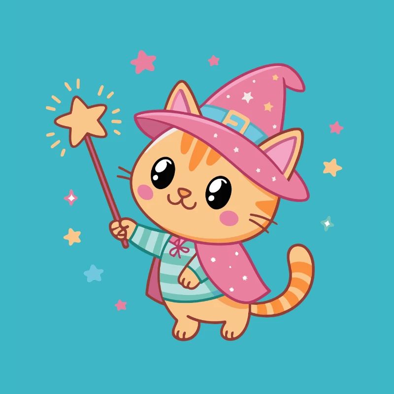 Star Wizard Cat Magician