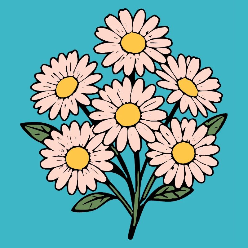 Bouquet fleur fleur rose pastel