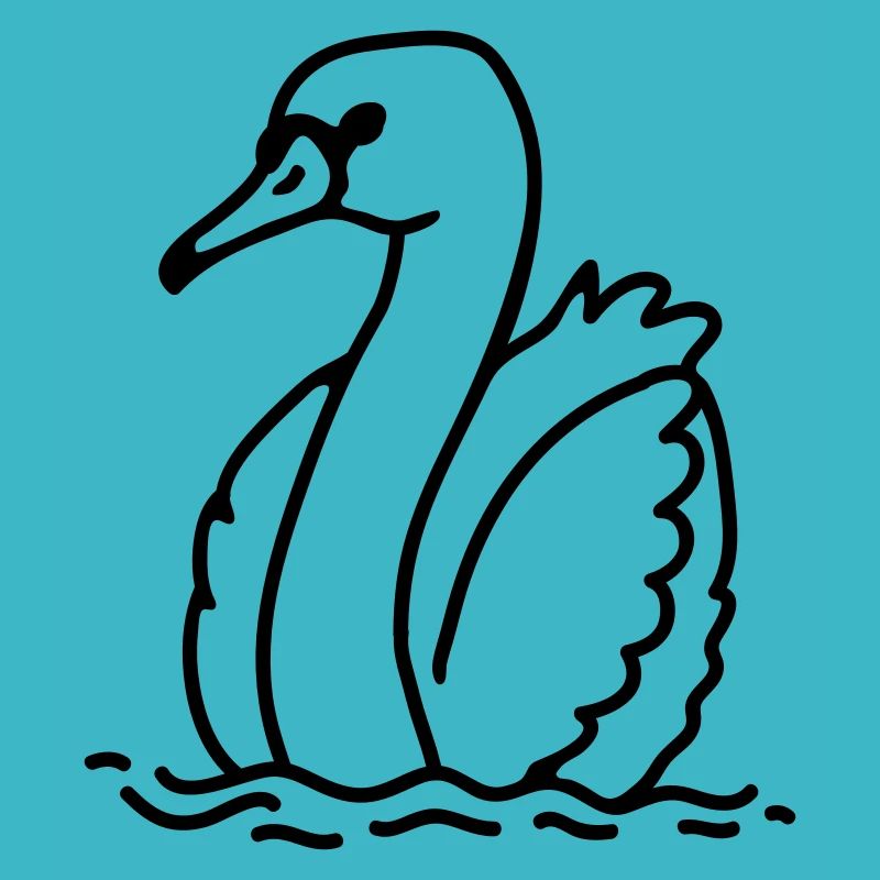 beau cygne - ligne