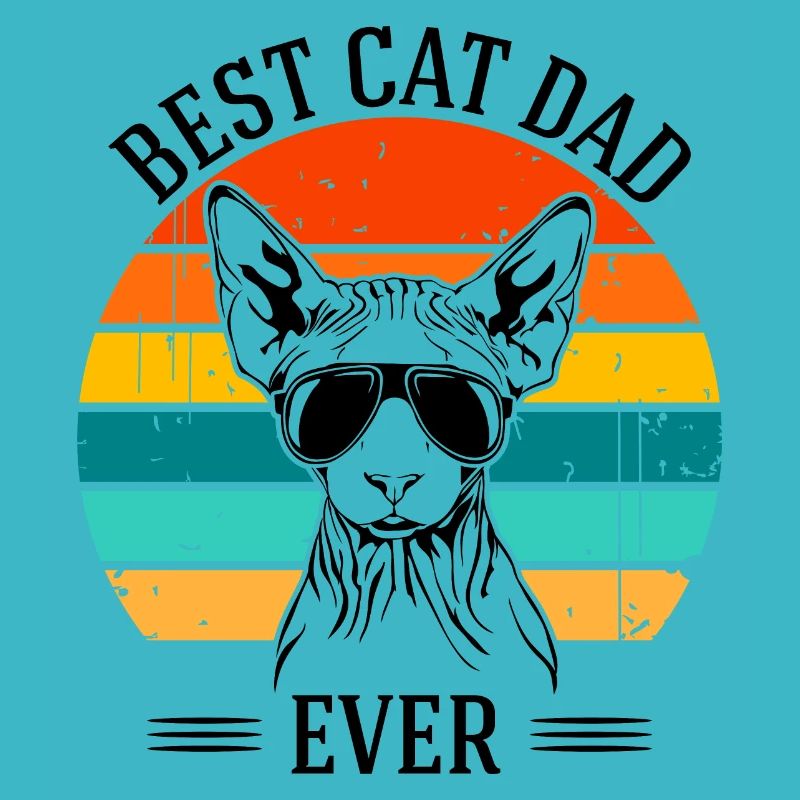 Meilleur Papa De Chat Jamais Sphynx Chat Chats Wilsigns