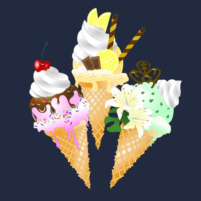 Cornet de crème glacée