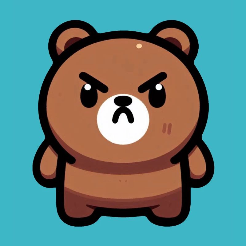 Art féroce de l’ours brun