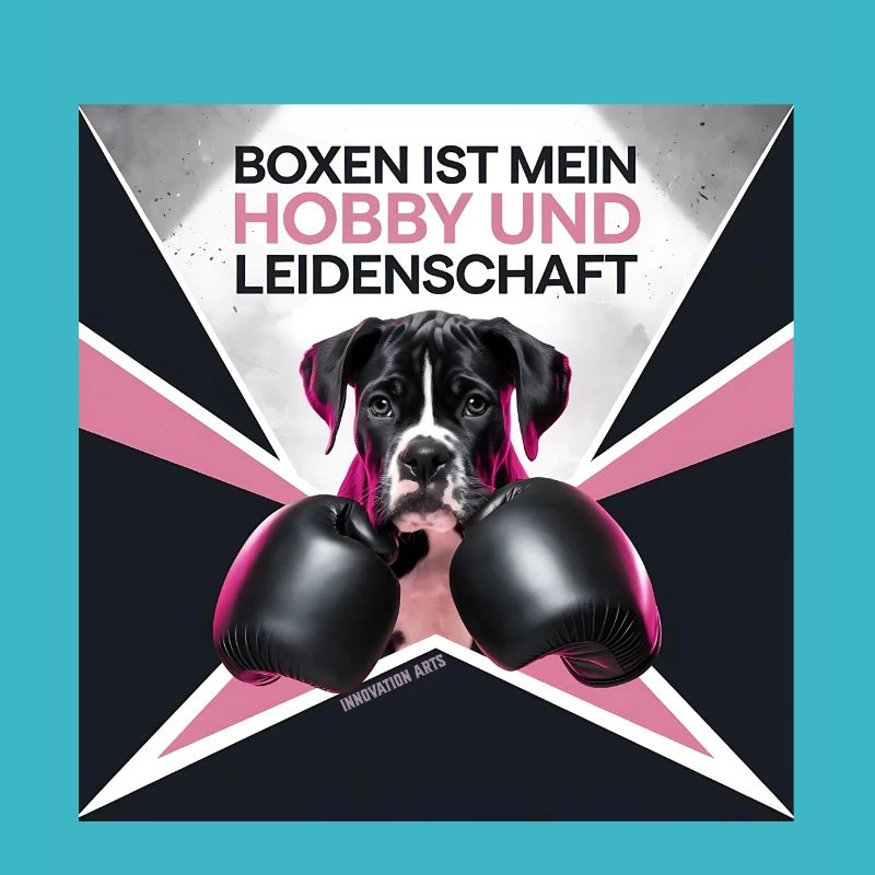 Boxer Hund in Action