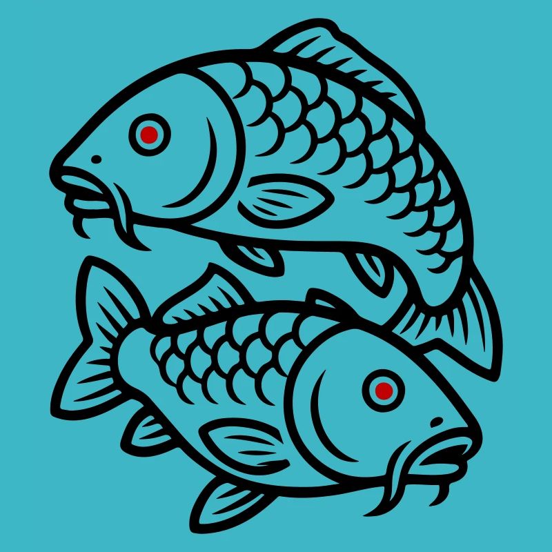 Icône de poisson carpe