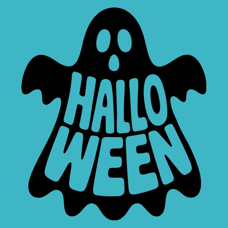 Ghost - Logo d’Halloween cool