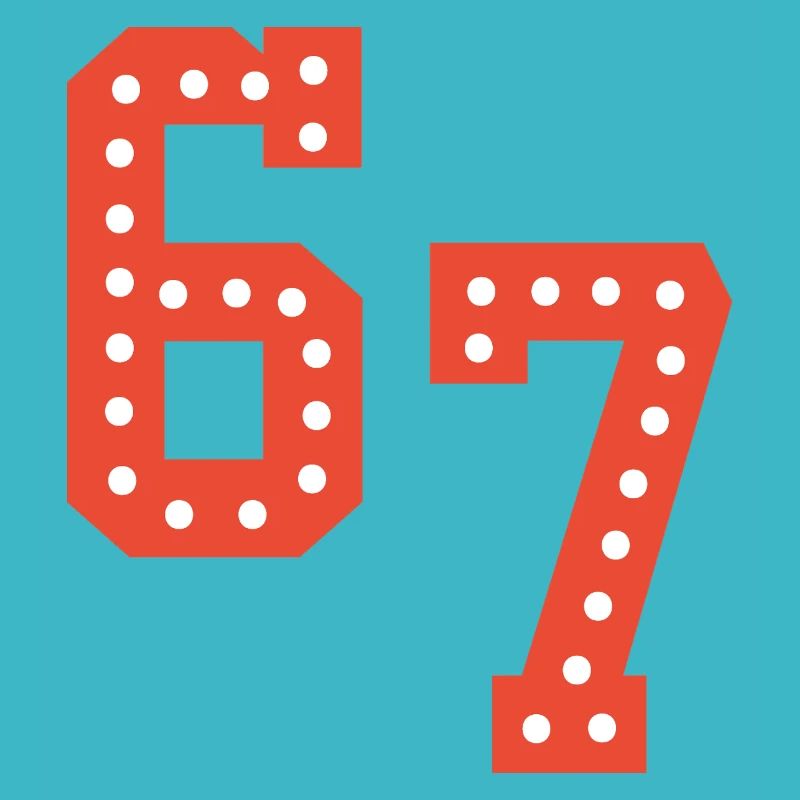 6 7 – Trendiges, minimalistisches Textdesign,