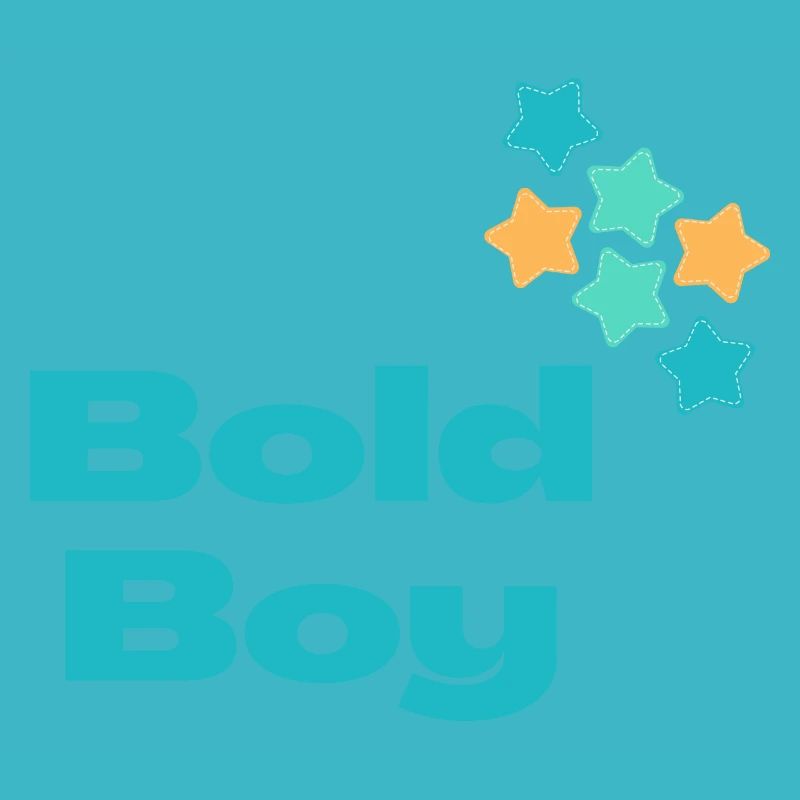 Bold Boy with stars