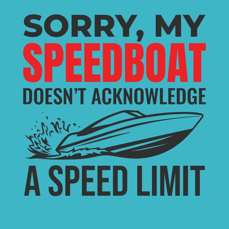 Humour de course de hors-bord pour les amateurs de navigation de plaisance