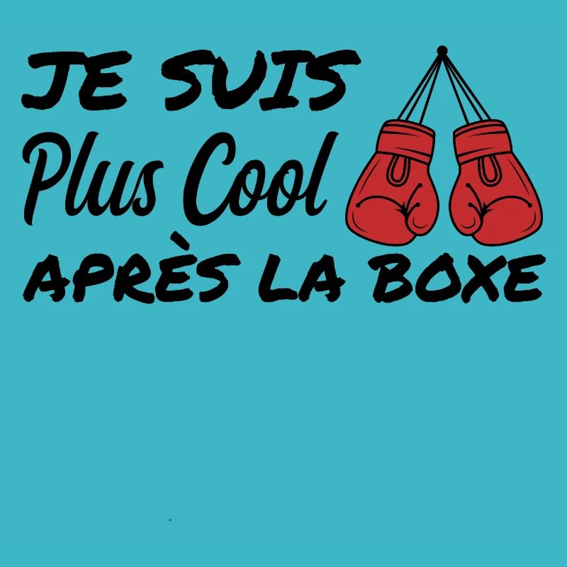Ich bin cooler nach dem Boxen | Box-Humor