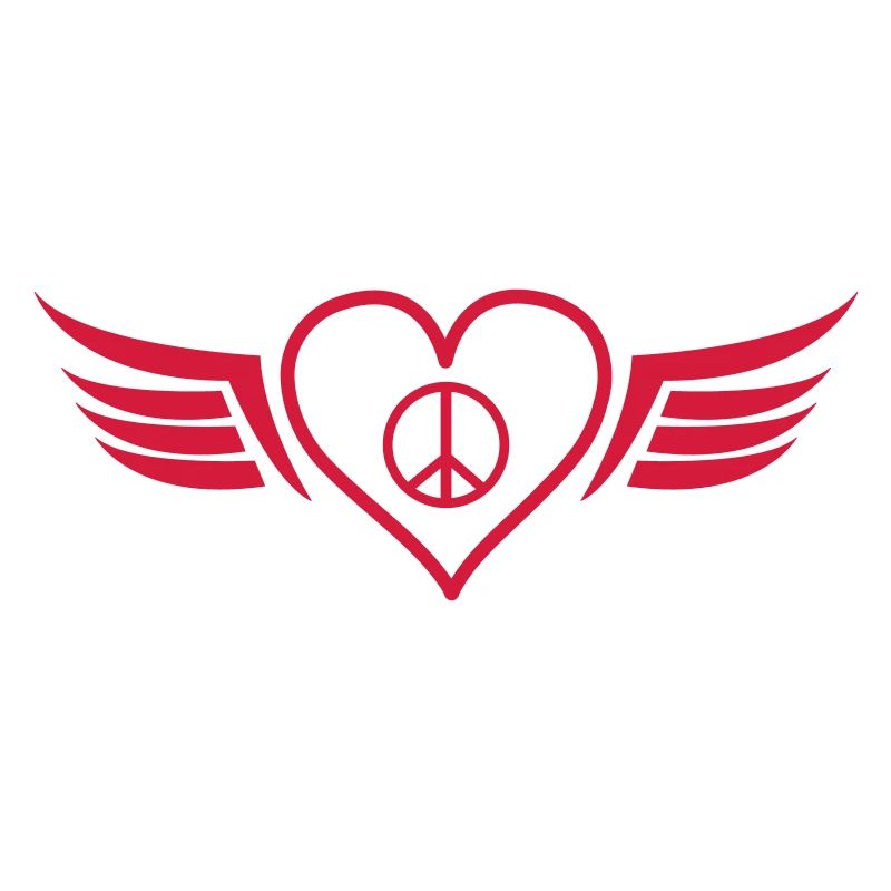 Heart Wings Peace