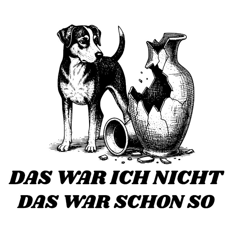 Design de chien drôle – « Ce n’était pas moi »
