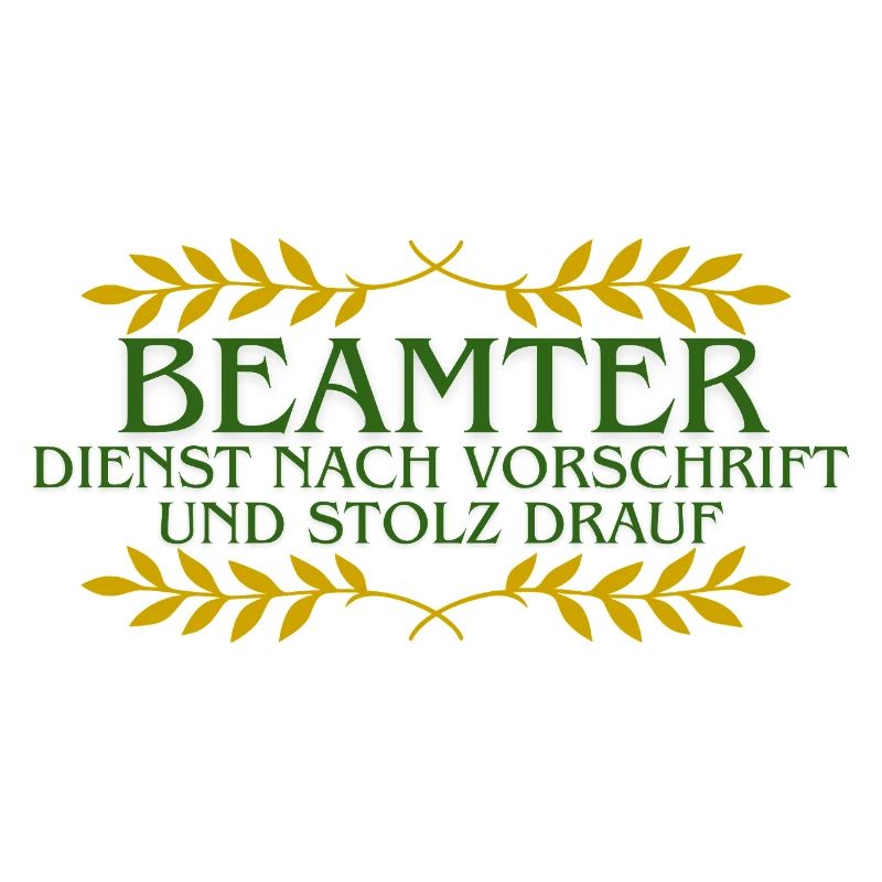 Beamter Stolz: Dienst nach Vorschrift