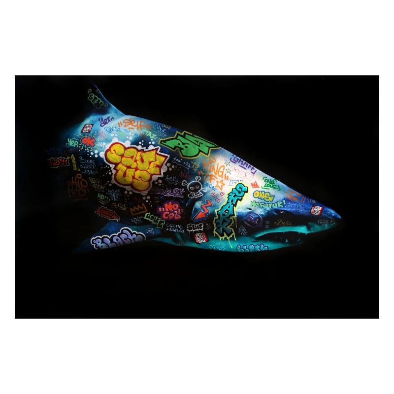 Graffiti Requin von Blach®
