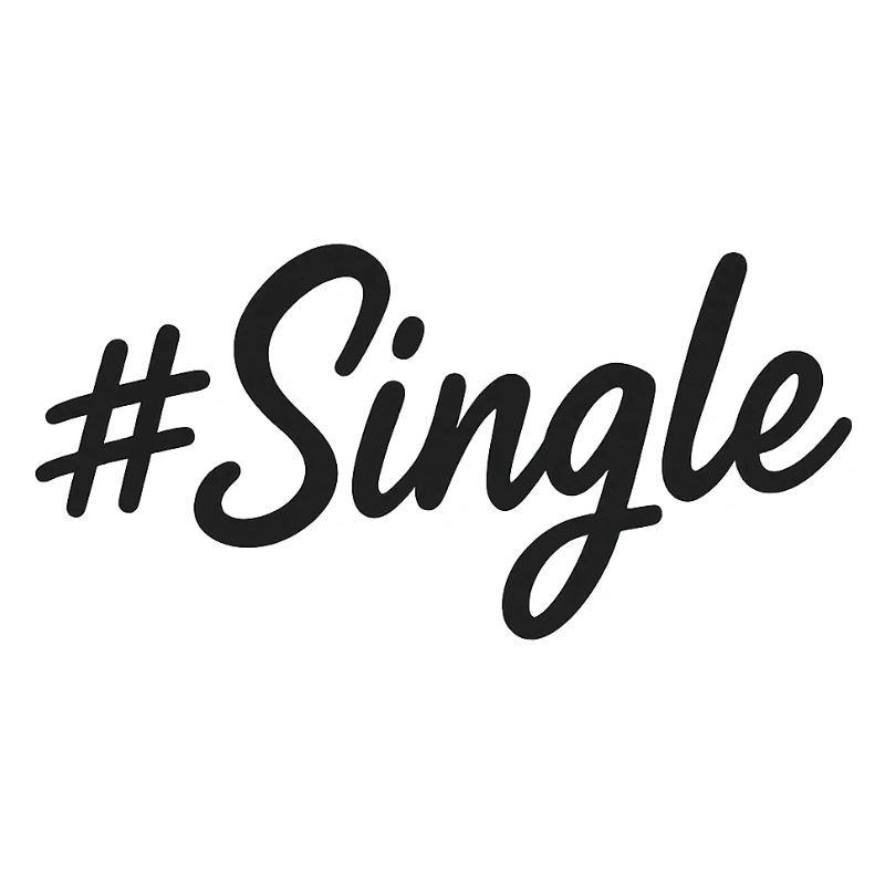#Single – Statement Design in Handschrift