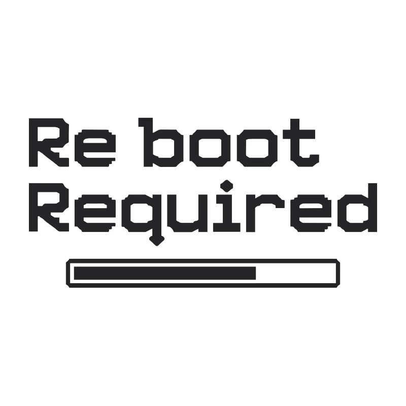 Redémarrage requis - Style de jeu rétro