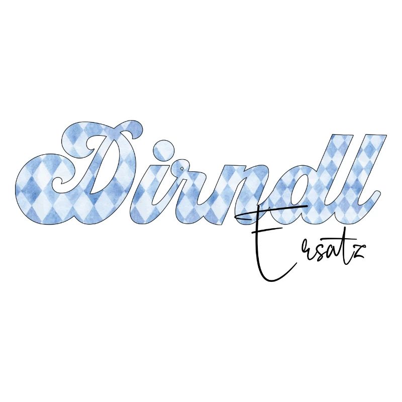 Dirndl Schrift Bayern Muster