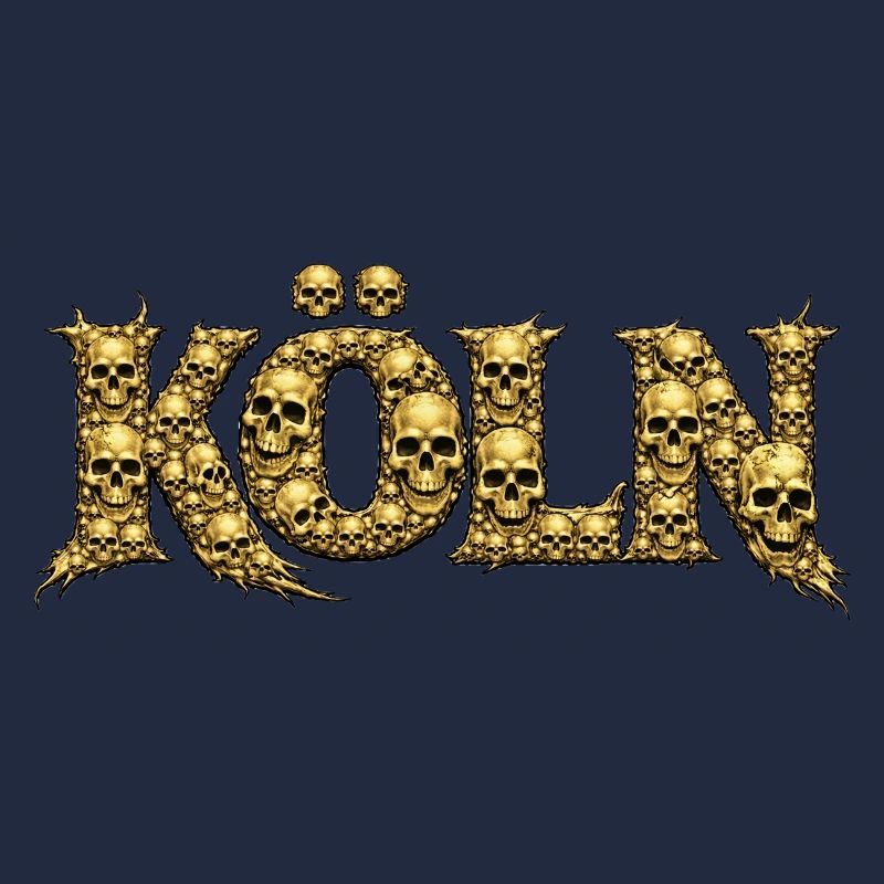COLOGNE | Golden Skull Letters