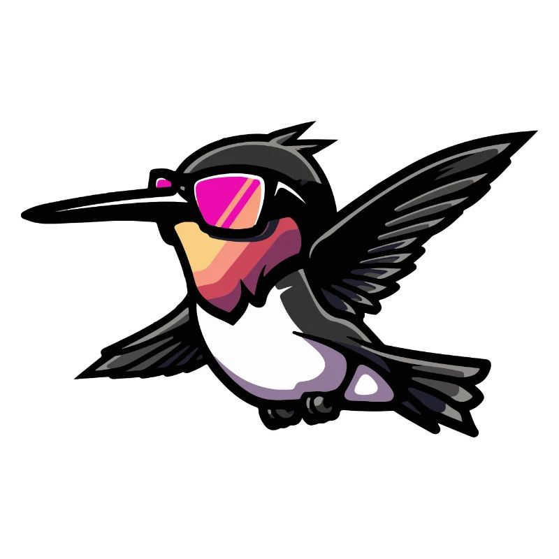 Kolibri Vogel Comic Cool