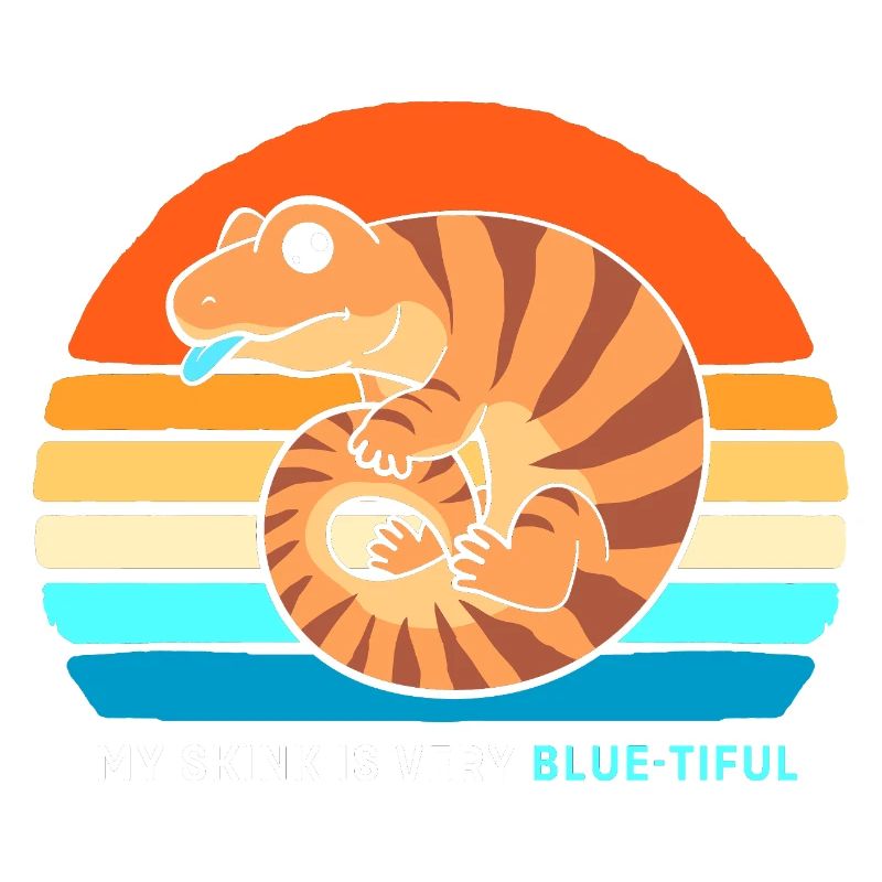 Blau Zunge Eidechse