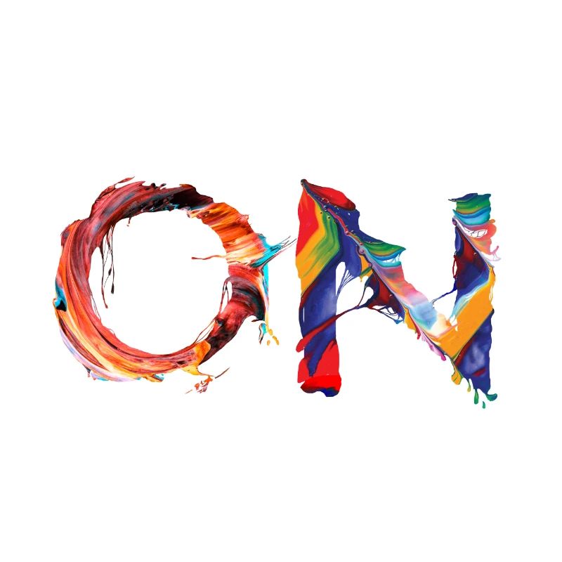 ON – Design de couleur abstrait avec une puissance de déclaration