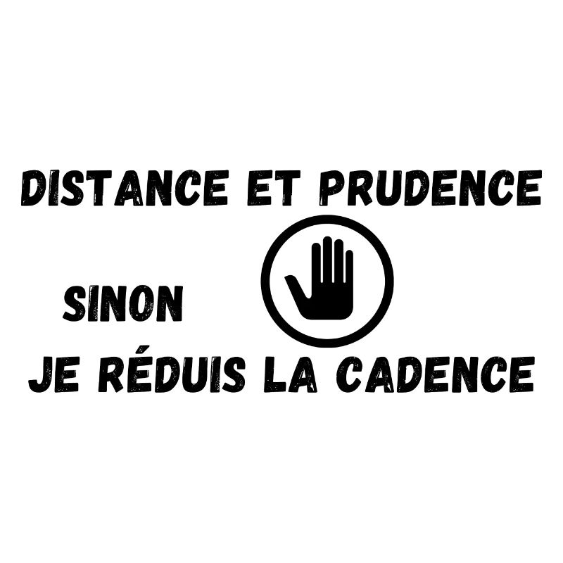 Abstand und Vorsicht, sonst werde ich langsamer