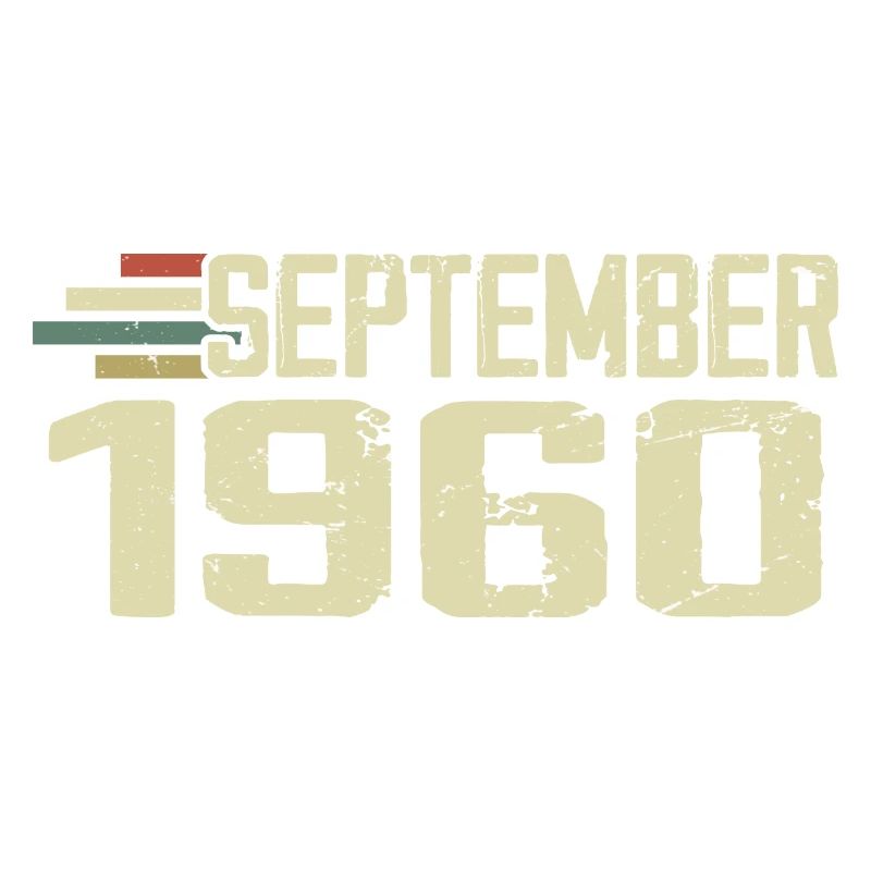 September 1960 Vintage Geschenkidee September 1960