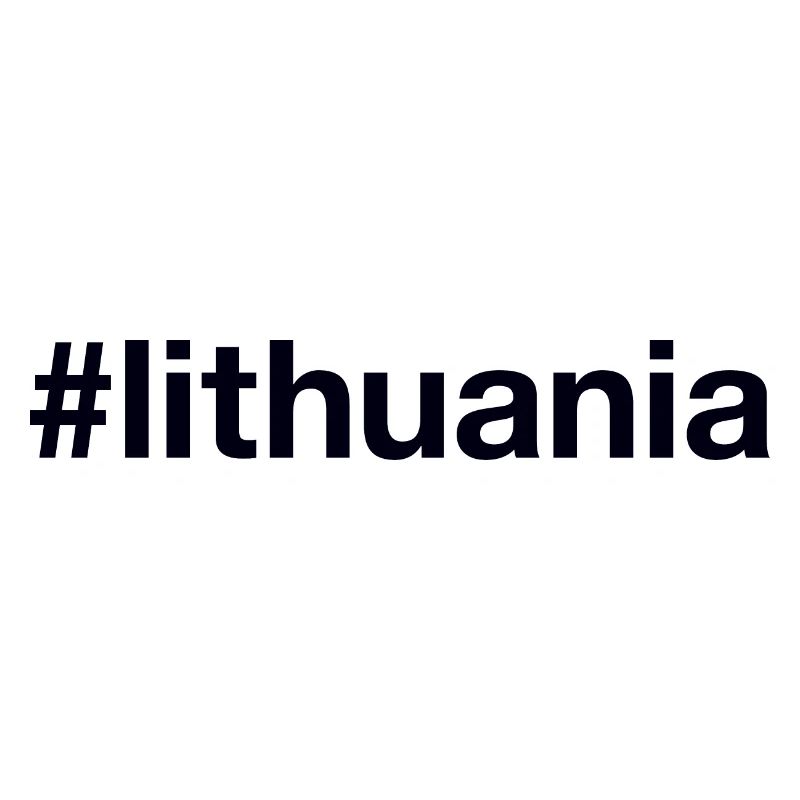 LITHUANIA Hashtag