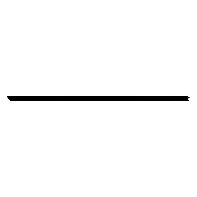 Brush Stroke Horizontal Line Minimalist Design