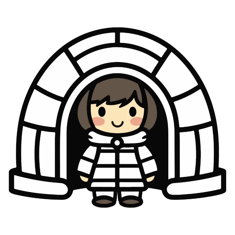 Winter Eskimo Igloo