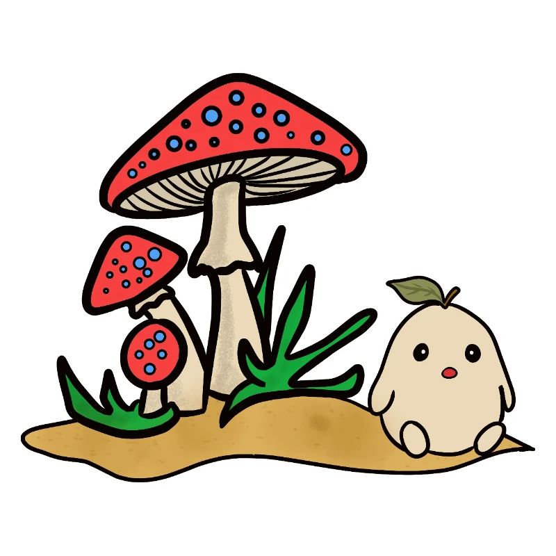 Tama et champignons