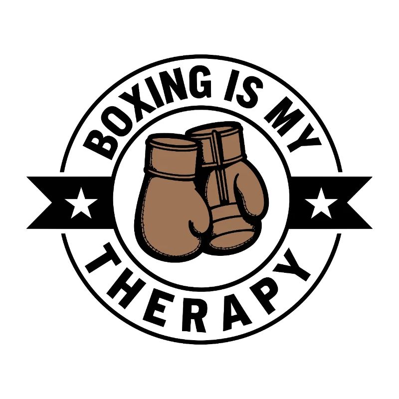 Boxing is my Therapy Boxen Sport Statement