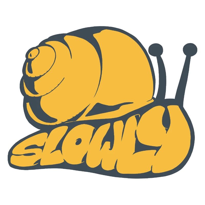 Slowly, a drawn word
