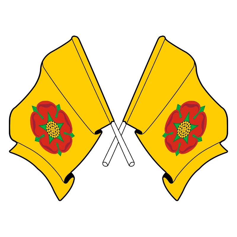 Drapeaux croisés du Lancashire