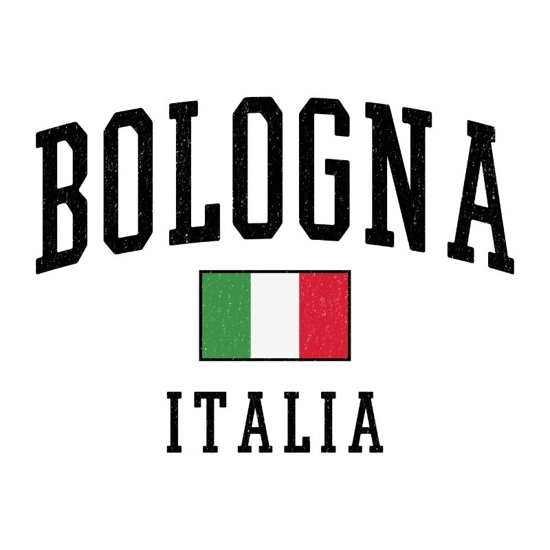 Bologne - Italie Drapeau