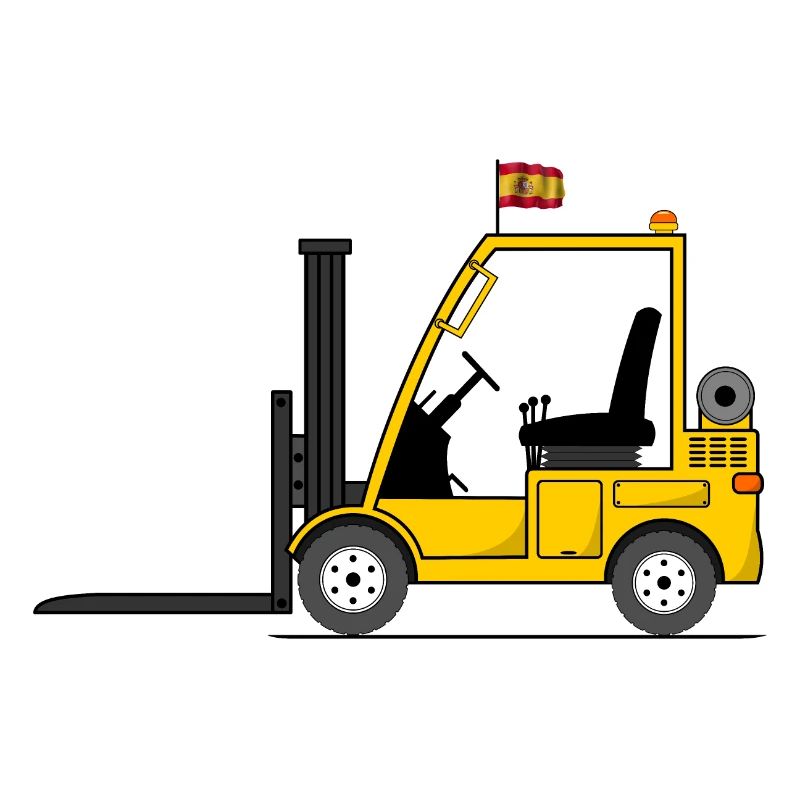 Stapler Spanien Flagge