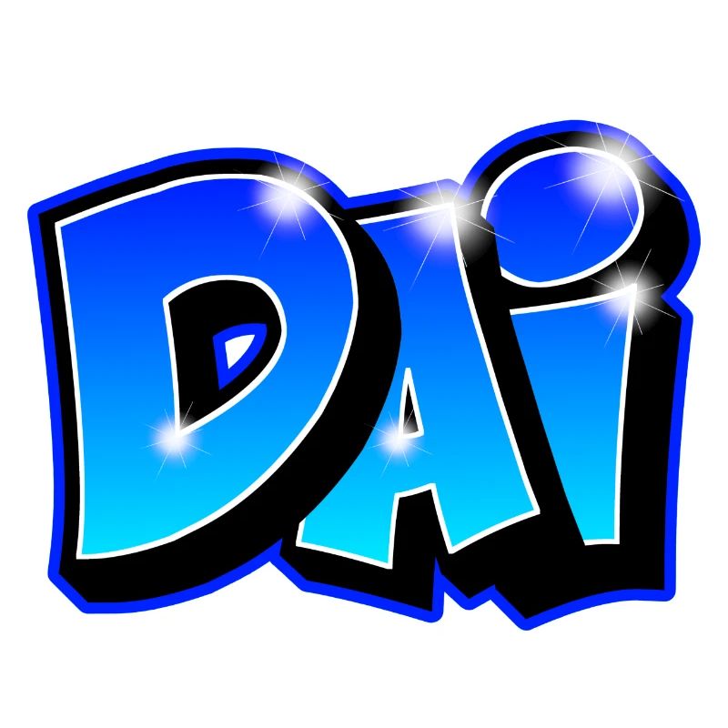 Graffiti "DAI" imprimable sur tout support