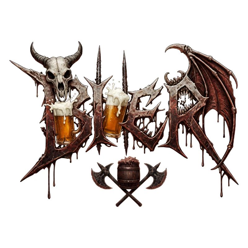Drinking beer