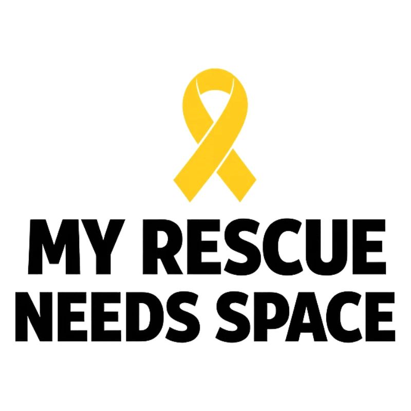 T-shirt pour chien réactif – Mon refuge a besoin d’espace