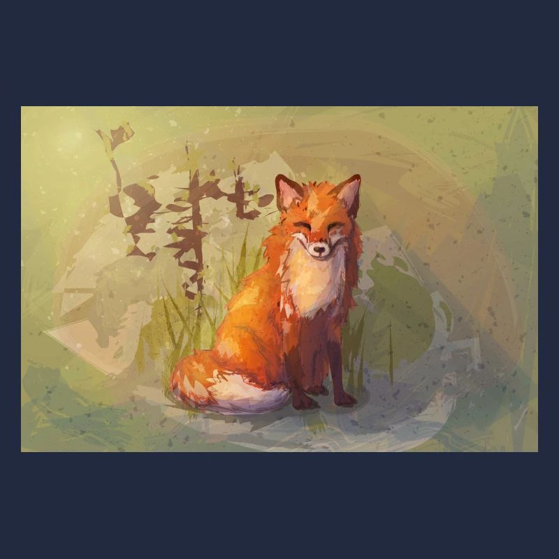 Autumn Fox Poster