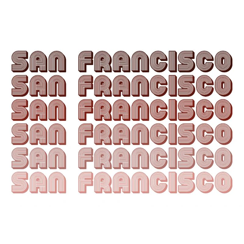 San Francisco Raster Gradient Muster
