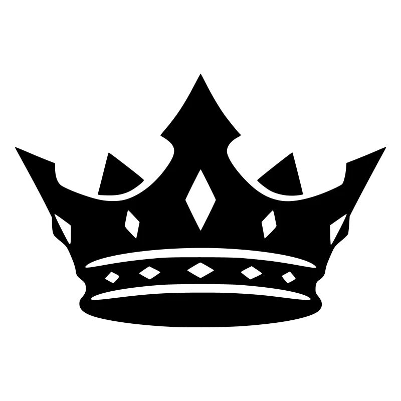 Crown Silhouette Black Cool Vector