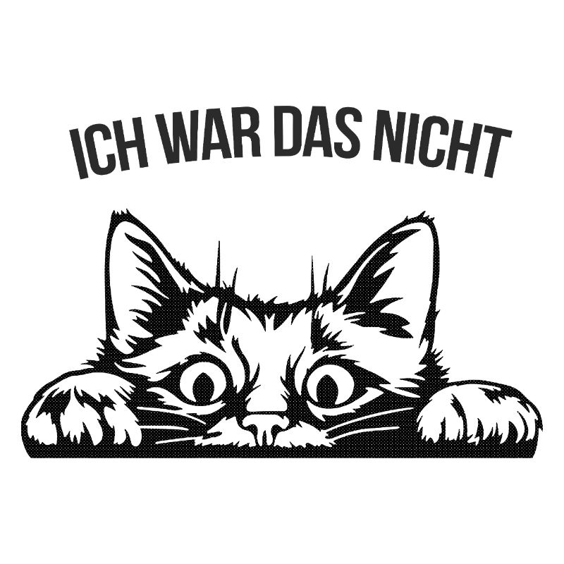 Ich war das nicht – schelmische Katze