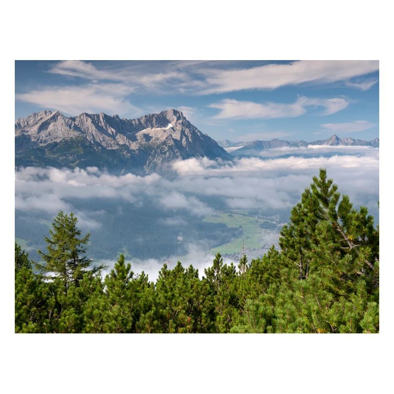Vue de l’Alpspitze et de la Zugspitze