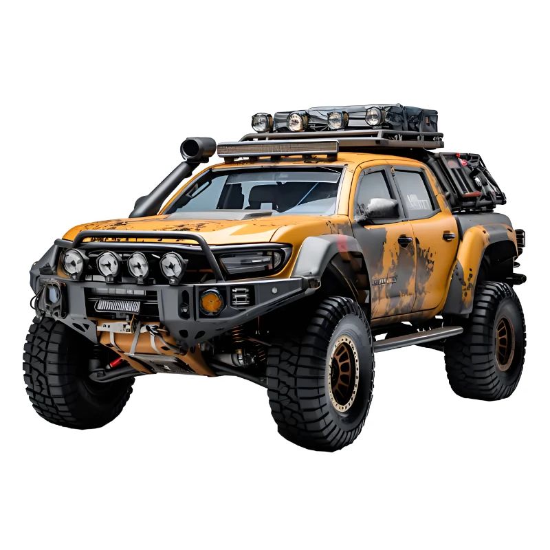 La course tout-terrain est une forme de sport automobile