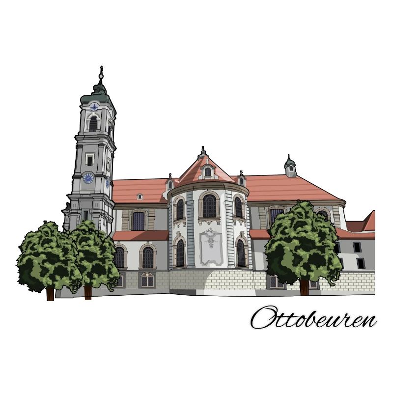 Benedictine Abbey // Ottobeuren // Illustration