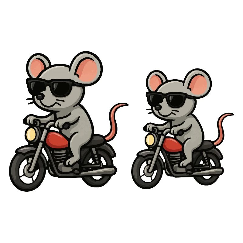 Mouse Motorcycle Sunglasses