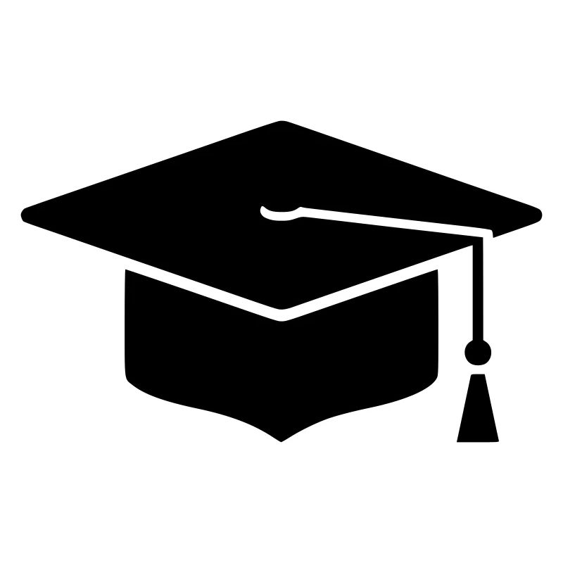 Doktorhut Abschluss Icon