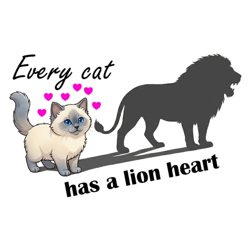 Chaque chat a un cœur de lion